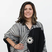 Load image into Gallery viewer, White Amaya Flower Statement Necklace