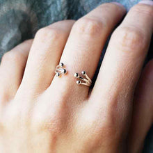 Load image into Gallery viewer, Sterling Silver Ring with Large Granulations- (Adjustable)