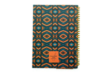 Load image into Gallery viewer, African Print Soft Cover Spiral Notebook - Diamonds