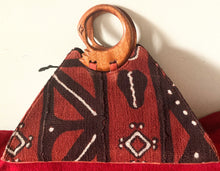 Load image into Gallery viewer, Red & Black Sankofa Bag