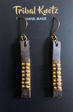 Load image into Gallery viewer, Leather Stick Earrings