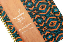 Load image into Gallery viewer, African Print Soft Cover Spiral Notebook - Diamonds
