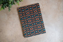 Load image into Gallery viewer, African Print Soft Cover Spiral Notebook - Diamonds