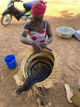 Load image into Gallery viewer, Tote Basket Bag, U-Shopper- Blue