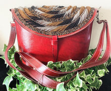 Load image into Gallery viewer, Bronze Maasai Leather Beaded Bag