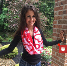 Load image into Gallery viewer, Red Heart Infinity Scarf