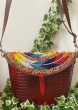 Load image into Gallery viewer, Maasai Leather Beaded Bag