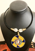 Load image into Gallery viewer, Maasai beaded cowrie necklace set