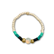 Load image into Gallery viewer, Opalite Ceramic Beaded Bracelet
