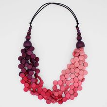 Load image into Gallery viewer, Ombre Red Gillian Necklace