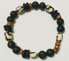 Load image into Gallery viewer, Men's Cow Bone Stretch Bracelet