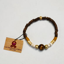 Load image into Gallery viewer, Tiger's Eye Ceramic Beaded Bracelet