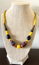 Load image into Gallery viewer, Marbled Sunset Beaded Necklace