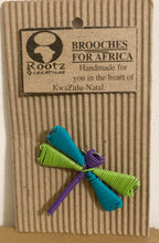 Load image into Gallery viewer, Wire Pin Dragonfly (Turquoise, Lime, Purple)