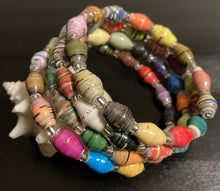 Load image into Gallery viewer, Paper Bead Spiral Bracelet