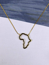 Load image into Gallery viewer, Africa Map Necklace
