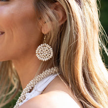 Load image into Gallery viewer, Sachi Chromatic Hues Circle Earrings - Natural