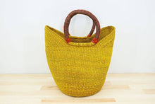 Load image into Gallery viewer, Tote Basket Bag -Yellow