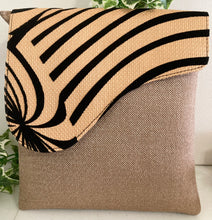 Load image into Gallery viewer, BEIGE with Stripes-Crossbody Bag, Medium