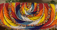Load image into Gallery viewer, Maasai Leather Beaded Bag