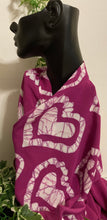 Load image into Gallery viewer, Fuschia Heart Infinity Scarf
