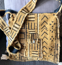 Load image into Gallery viewer, Golden Mudcloth Shoulder Bag