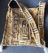 Load image into Gallery viewer, Golden Mudcloth Shoulder Bag