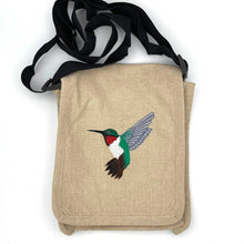 Load image into Gallery viewer, Ruby-throated Hummingbird Field Bag