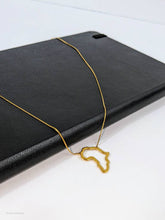 Load image into Gallery viewer, Africa Map Necklace