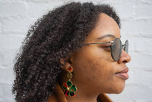 Load image into Gallery viewer, Afrocentric Stud Spiral Dangles