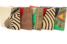 Load image into Gallery viewer, NAVY with Green Fabric-Crossbody Bag, Medium