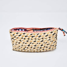 Load image into Gallery viewer, Palm Leaf Phone Purse: Coral