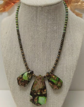 Load image into Gallery viewer, Green Sea Sediment Jasper Necklace
