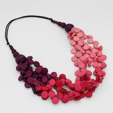 Load image into Gallery viewer, Ombre Red Gillian Necklace
