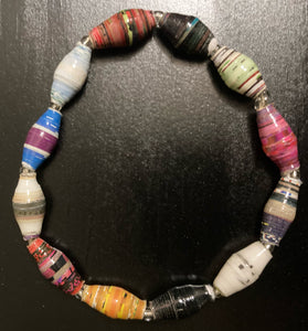 Single Paper Bead Bracelet (A)