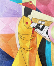 Load image into Gallery viewer, Piano Player- Thread Art
