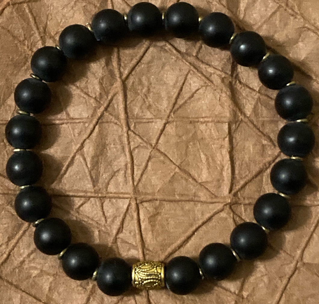 Onyx Stretch Bracelet