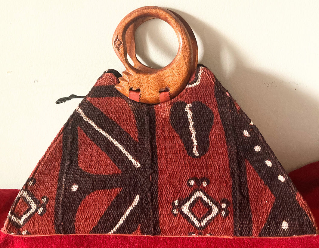 Red & Black Sankofa Bag