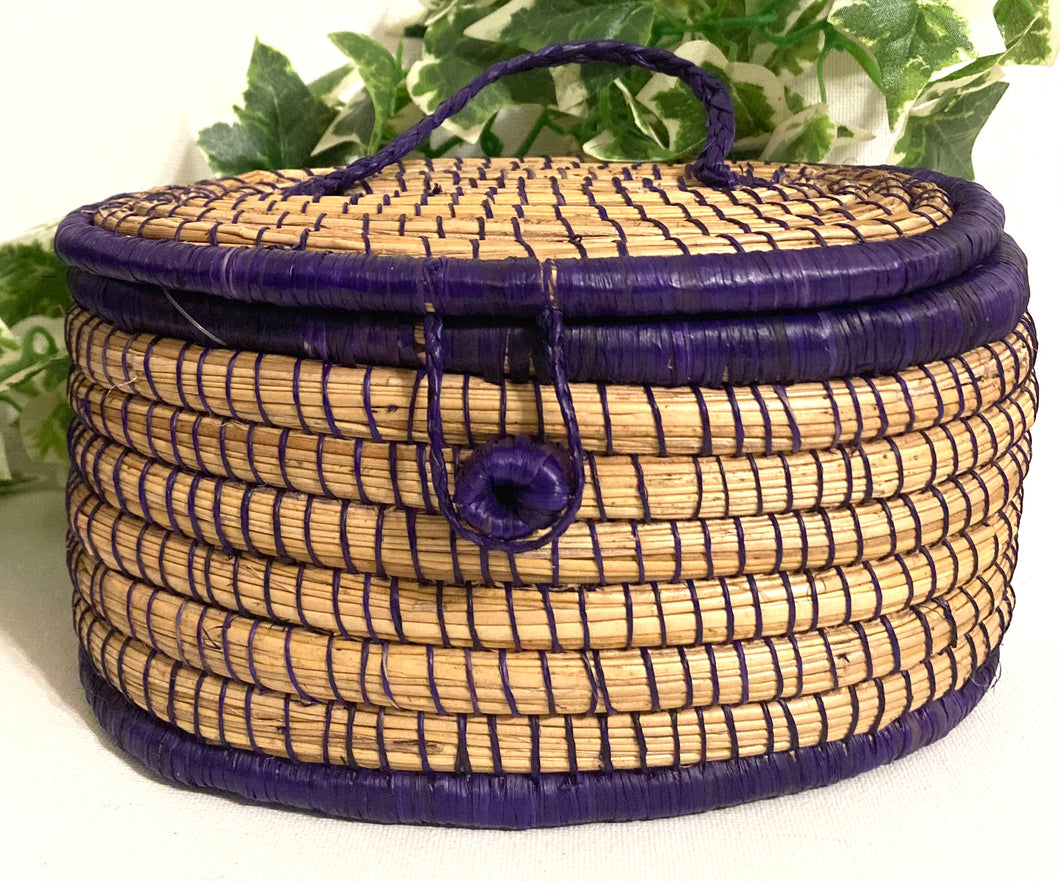 Purple Mukazi Basket