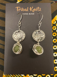 Green Jade Earrings