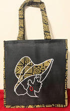 Load image into Gallery viewer, Mama Africa Shoulder/ Laptop Bag (Black &amp; Gold)
