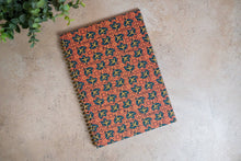 Load image into Gallery viewer, African Print Soft Cover Spiral Notebook - Fans
