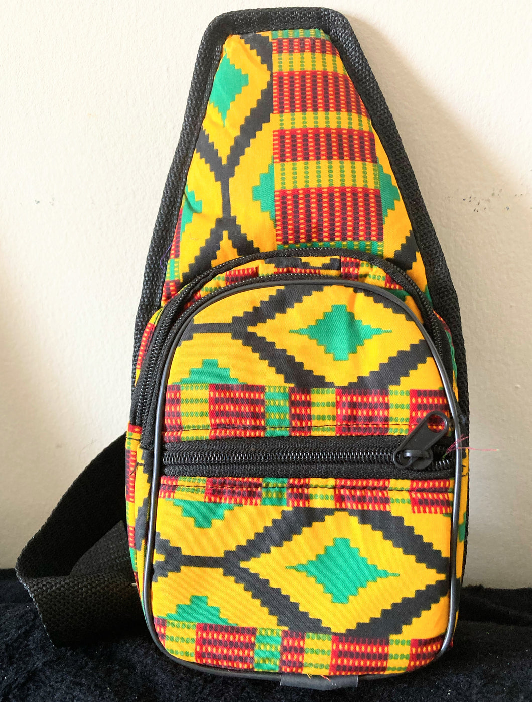 Kente Print Sling Bag