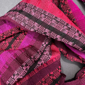 Pink Handwoven Scarf