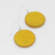 Load image into Gallery viewer, Yellow Tessie Statement Earrings
