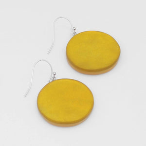 Yellow Tessie Statement Earrings