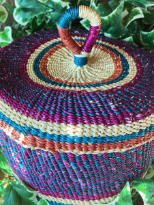 Abena Lidded Basket