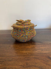 Load image into Gallery viewer, Emerald Beaded Pot Jewelry Organizer

