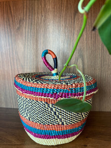 Yaa Lidded Basket