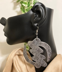 Gye Nyame Earrings- ALUMINUM